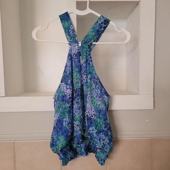 Blue loop hole top - Picture 2 of 4